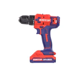 Drel-şurup bağlayan 2 batareyalı 20V Emtop ECDL200528